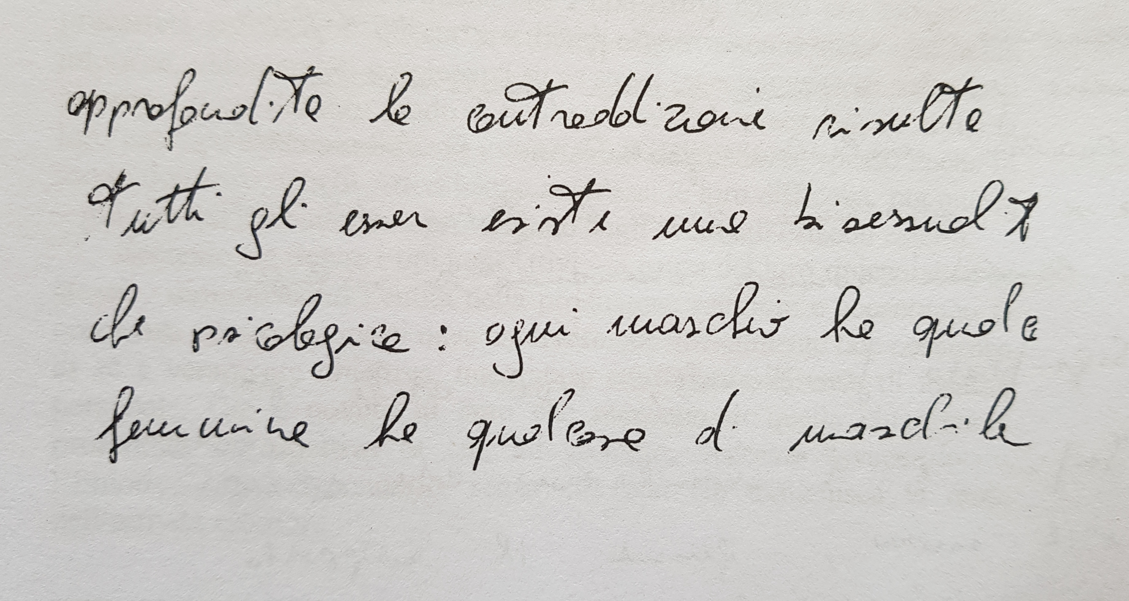 scrittura sentimentale